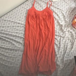 Orange summery dress